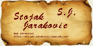 Stojak Jaraković vizit kartica